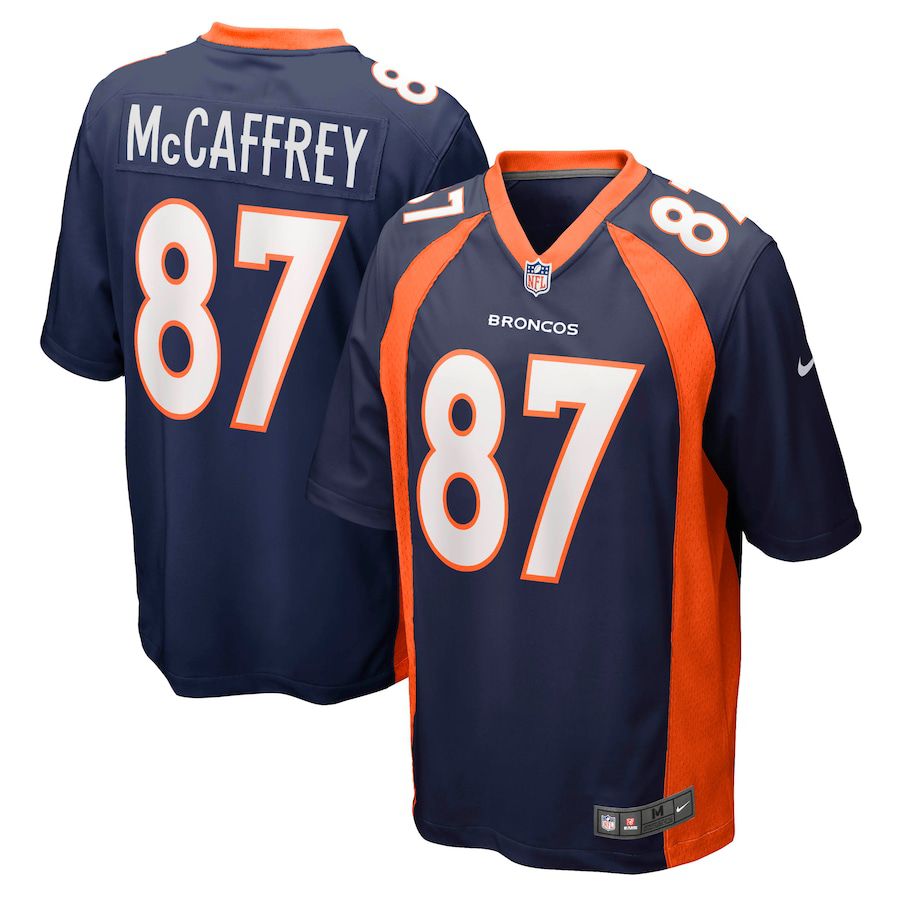 Men Denver Broncos #87 Ed McCaffrey Nike Navy Retired Player NFL Jersey